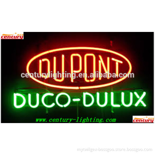 oupont duco dulux neon sign